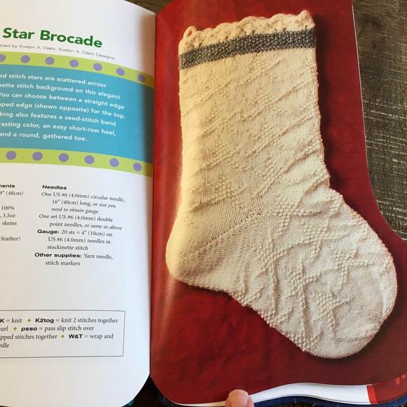 Knit Christmas Stockings Knitting Pattern Book 19 Projects Ornaments - Picture 6 of 8